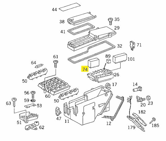 Blinker / Turn Signal Relay - Mercedes-Benz W124 / W126 / W201 / W202 (A2018210247 / A2018210047)